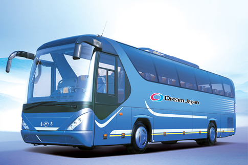 56-seater bus (45 regular seats + 11 auxiliary seats)