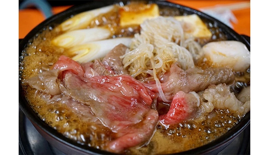 米久本店的寿喜烧料理